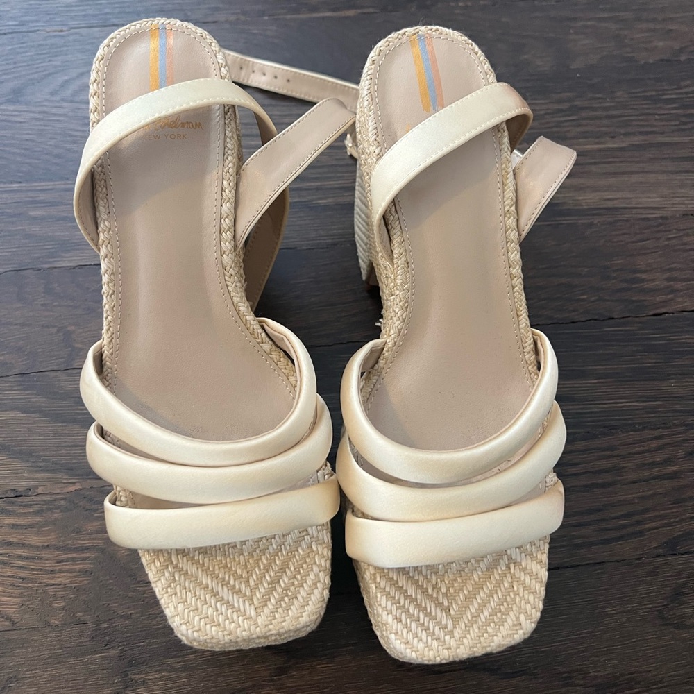 Sam Edelman Tibby raffia platform sandal